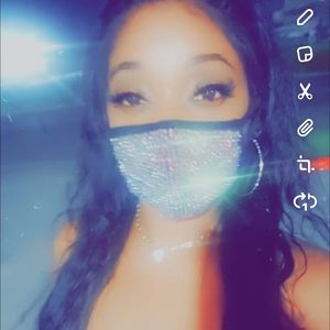 Blinged Out Face Mask